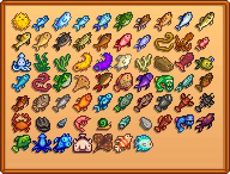 fish in stardew|stardew collections fish.